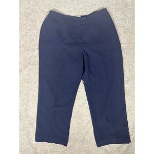 JONES STUDIO SEPARATES Navy Blue Straight Leg Casual Pants Womens 20W
